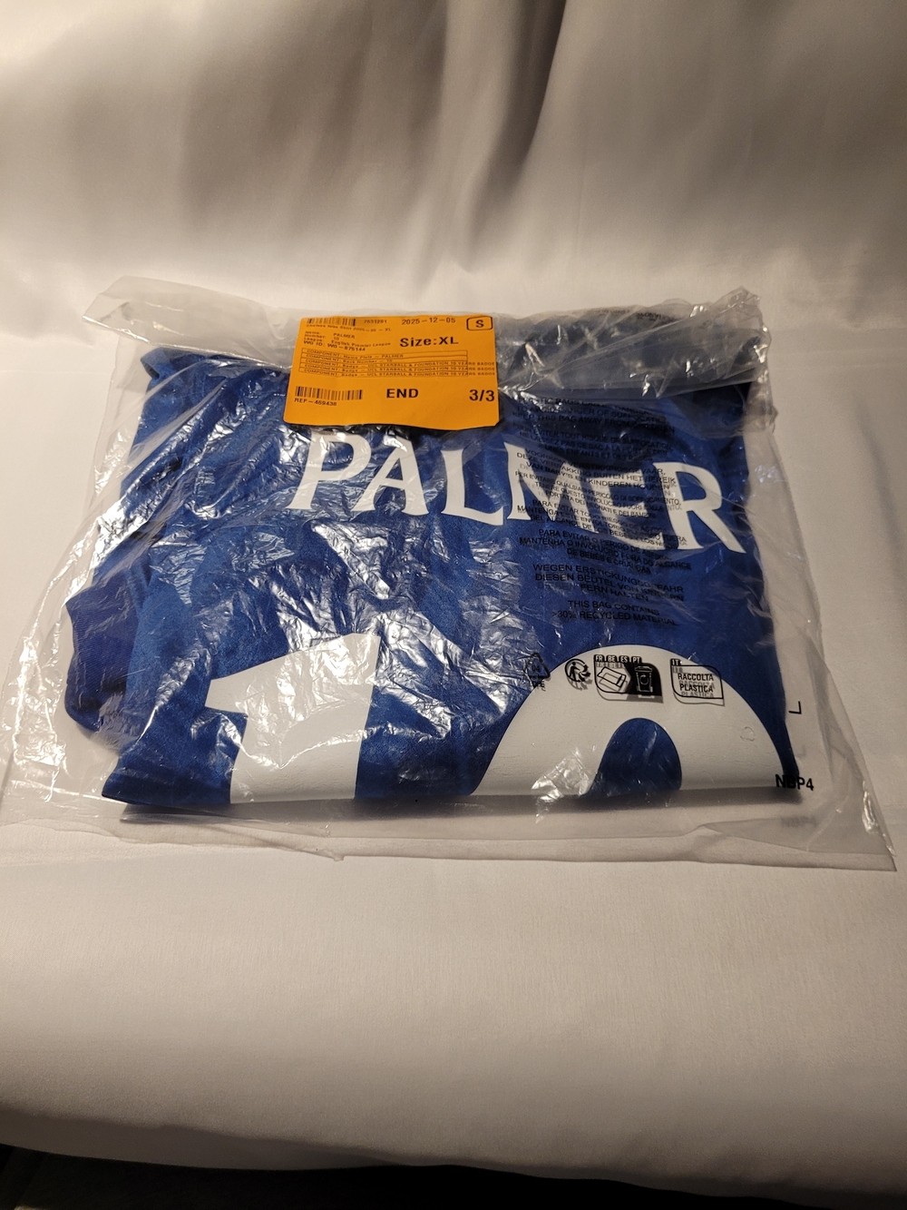 NWT Cole Palmer Chelsea FC jersey featuring the 2025/26